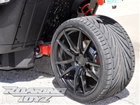 Custom Wheel Polaris Slingshot Performance Tire Package 20 Inch Wheels Style 40 Race Compound Tires Wide 325 Fat Rear Tire Toyo 888 Ultimate traction base sl model 2015 SS Forged Black Machined 20x12 rear 20x9 front racing light weight forged widest