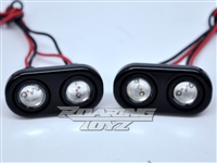 Kawasaki Vulcan 1700 Vaquero  Roaring Toyz Black Billet 2 Pod LED Turn Signals LED Light 2011 2012 2013 2010 2009 Voyager Classic Nomad LT ABS Custom Billet 2014 2015 2016 2017 2018 2019