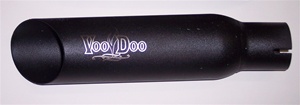 01-04 GSXR 1000 VooDoo Black Slip-On Exhaust
