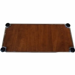 14"d Cherry Wood Grain Shelf Liners