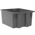 6 Akro Nest and Stack Totes - 19.50"d x 15.50"w x 10"h