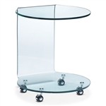 Mission Side Table Clear