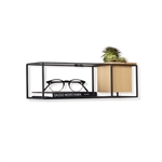 Cubist Small Shelf Black