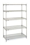 18"d Super Adjustable Wire 5-Shelf Starter Units