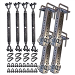 Offset Hardware Kit for Pallet Rack Safety Netting