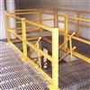 2 Railing Mezzanine Safety Unity w/ 2 Corner Posts