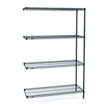 24"d x 63"h Super Erecta 4-Shelf Add-On Units