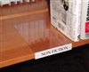 Movable Book Shelf Label Holder