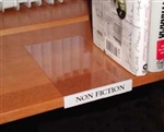 Movable Book Shelf Label Holder