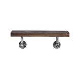 Floating Pipe Wall Shelf - 24"