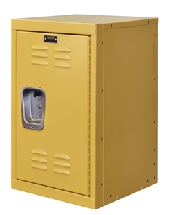 Kids Yellow Mini Locker 15&quot;d x 15&quot;w x 24&quot;h