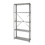 Open Steel 5-Shelf Units - 12"d x 87"h