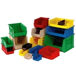5"d x 4"w Ultra Stacking and Hanging Bins - 24 Pack