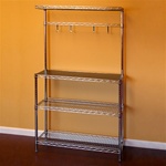 Chrome Wire Kitchen Kit 12"d x 36"w x 64"h Shelving Unit