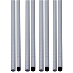 White Wire Shelving Posts - 4-Pack