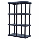 DuraShelf Solid Top 48"w x 24"d x 75"h 4-Shelf System