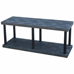 DuraShelf Solid Top 66"w Base 2-Shelf System