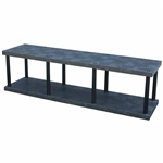 DuraShelf Solid Top 96"w Base 2-Shelf System