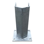 12"h Galvanized Post Protector