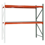 2-Tier Pallet Rack Add-On Units - 48"d x 96"h