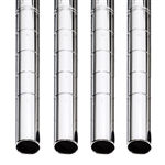 Super Erecta SiteSelect Mobile Posts - Stainless Steel - 4-Pack