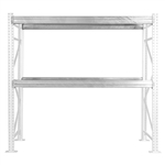 Teardrop Galvanized Pallet Rack Step Beams