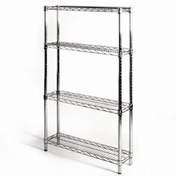 8"d x 30"w Wire Shelving with 4 Shelves