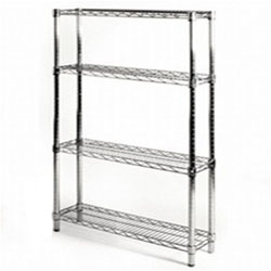 8"d x 36"w Wire Shelving with 4 Shelves