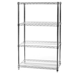 18"d x 36"w Wire Shelving with 4 Shelves