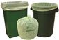 15 GAL. COMPOSTABLE TRASH BAGS, 24 IN. X 32 IN., 0.08 MIL, GREEN, 250/CASE