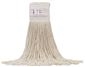 RENOWN HEAVY DUTY CUT END RAYON WET MOP HEAD WITH 5 IN. HEADBAND, WHITE, 20 OZ.