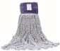 RENOWN STANDARD LOOP END BLEND FINISH WET MOP HEAD WITH 5 IN. HEADBAND, WHITE, LARGE