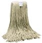 RENOWN HEAVY DUTY CUT END COTTON WET MOP HEAD WITH 1 IN. HEADBAND, WHITE, 24 OZ.