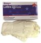 RENOWN AMBIDEXTROUS DISPOSABLE POWDERED GEN PURP LATEX GLOVES, NATURAL, EXTRA LARGE, 100 PER BOX