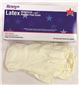 RENOWN DISPOSABLE POWDER FREE LATEX EXAM GLOVES, NATURAL, SMALL, 100 PER BOX