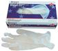 RENOWN DISPOSABLE POWDER FREE VINYL EXAM GLOVES, SMALL, 5 MIL, 100 PER BOX