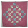 Mauve Baby Retro w/Embroidery Quilt