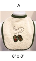Embroidered Bibs - Clearance
