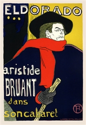 Toulouse Lautrec Aristide Burant Eldorado
Vintage French Poster
Toulouse Lautrec