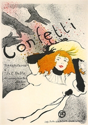 Toulouse Lautrec Confetti
Vintage French Poster
Toulouse Lautrec