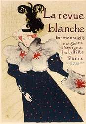 Toulouse Lautrec La Revue Blanche
Vintage French Poster
Toulouse Lautrec