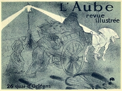 Toulouse Lautrec L'Aube
Vintage French Poster
Toulouse Lautrec