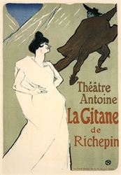 Toulouse Lautrec La Gitane
Vintage French Poster
Toulouse Lautrec