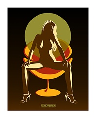 Marco Almera Hot Seat Original Fine Art Print