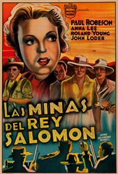 King Solomon's Mines Original Argentine One Sheet
Vintage Movie Poster
Paul Robeson