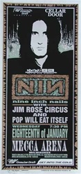 Mark Arminski Nine Inch Nails Original Rock Concert Poster