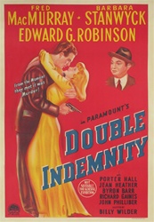 Double Indemnity Original Australian One Sheet
Vintage Movie Poster
Billy Wilder