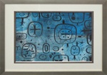 Tim Biskup Blue Saturn Pattern Original Painting