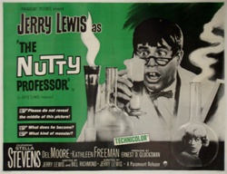 British Quad The Nutty Professor Original Movie Poster