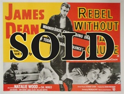 British Quad Rebel Without A Cause Original Movie Poster